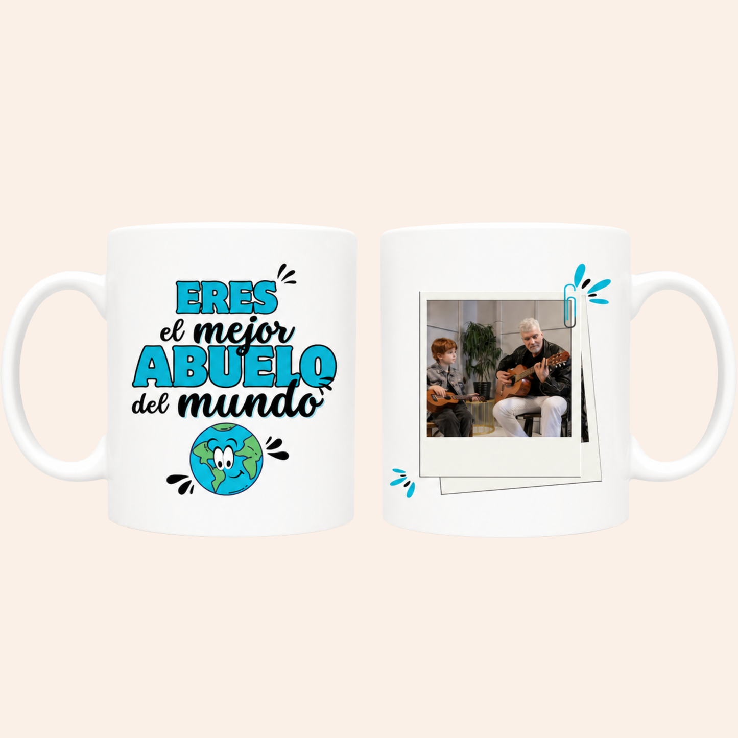 Taza Imagen + Eres el mejor abuelo del mundo