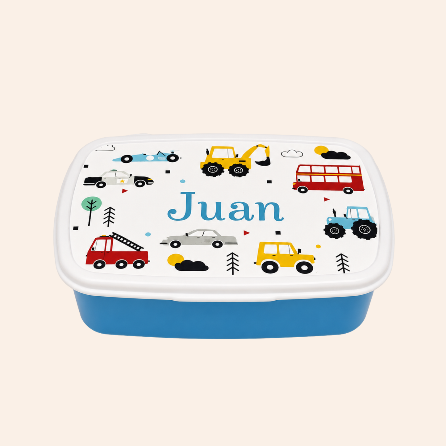 Fiambrera nombre + coches