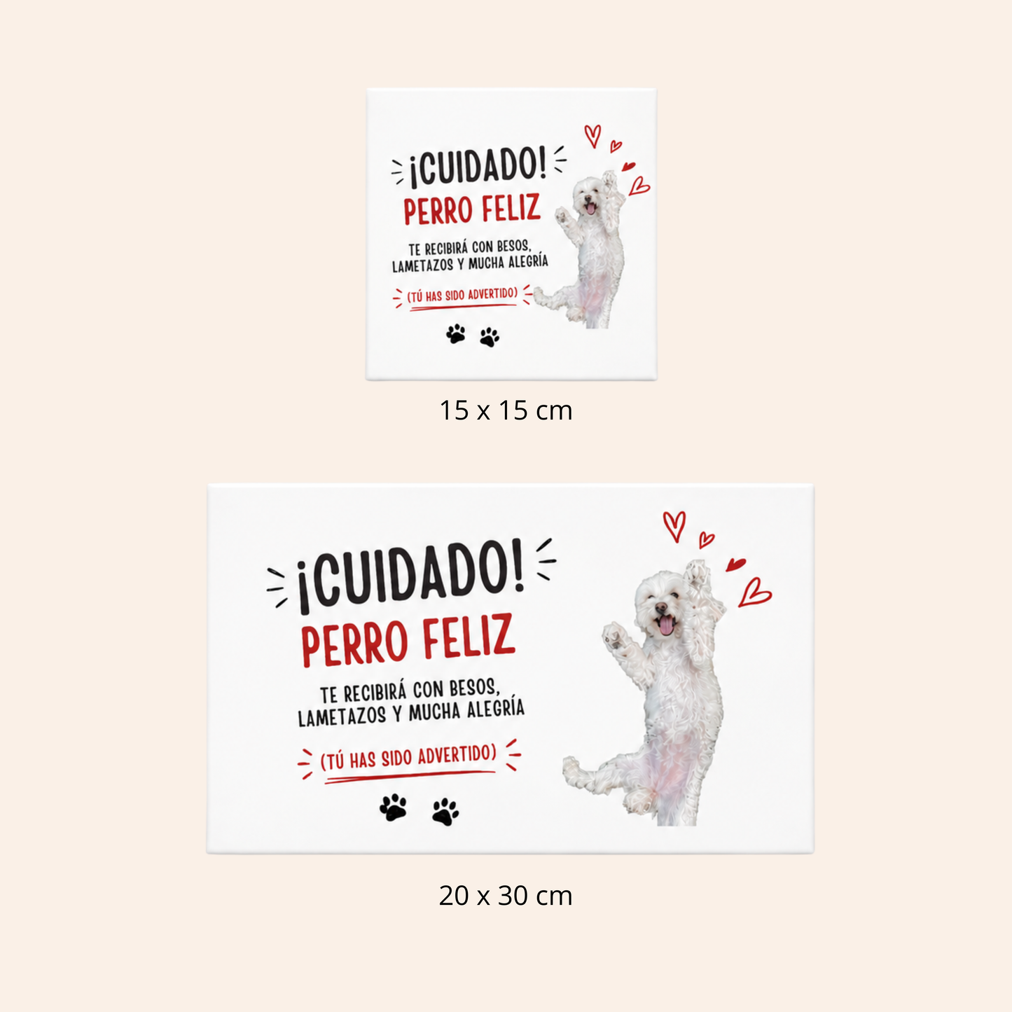 Azulejo Cuidado con el perro