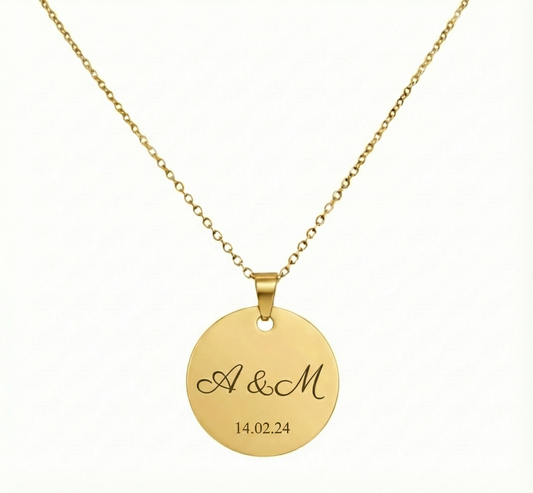 Collar Circular Dorado