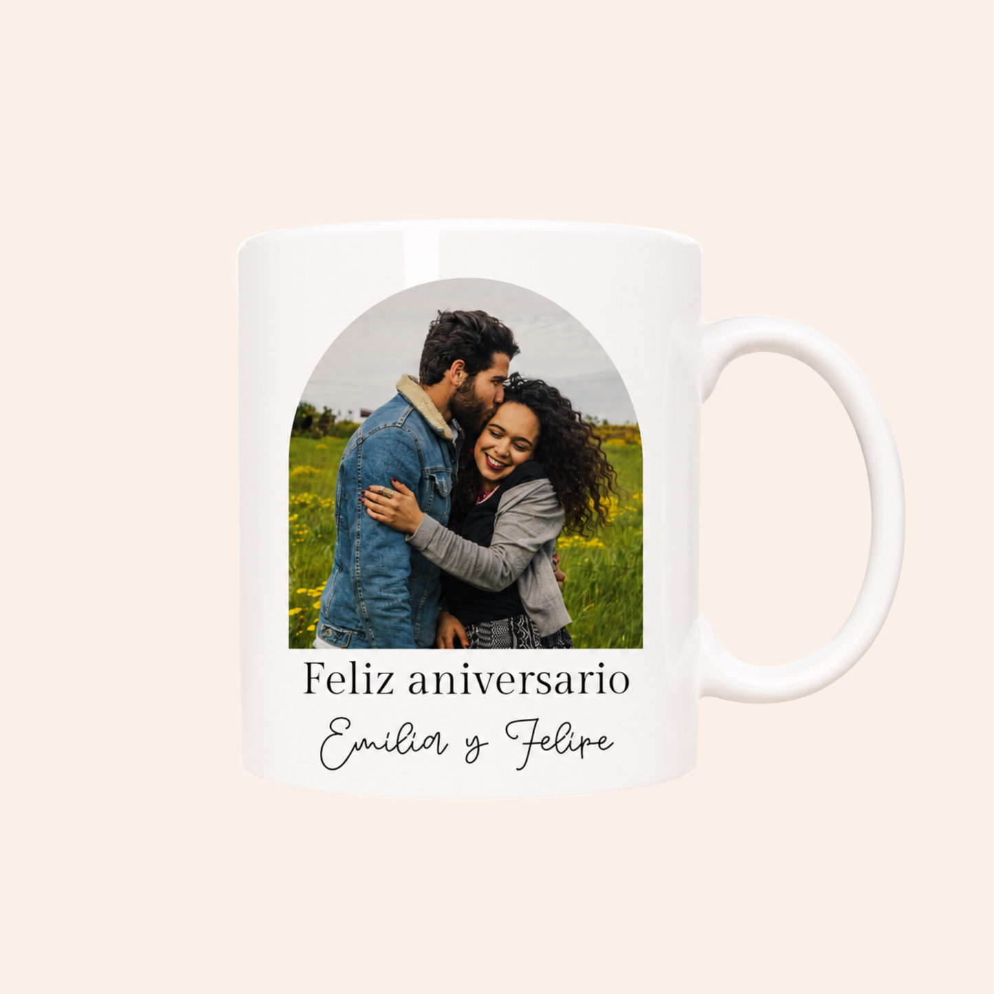 Taza imagen + Manuscrito