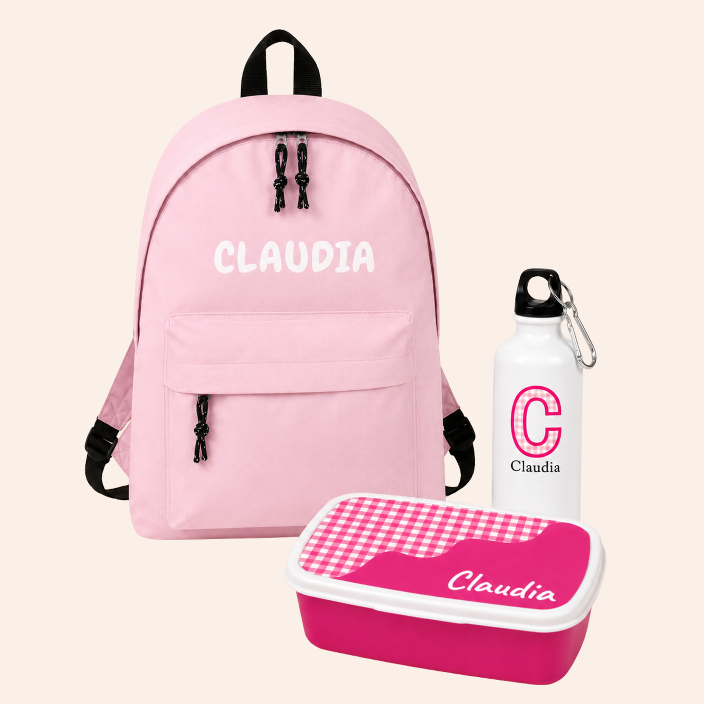 Pack Mochila + fiambrera + botella