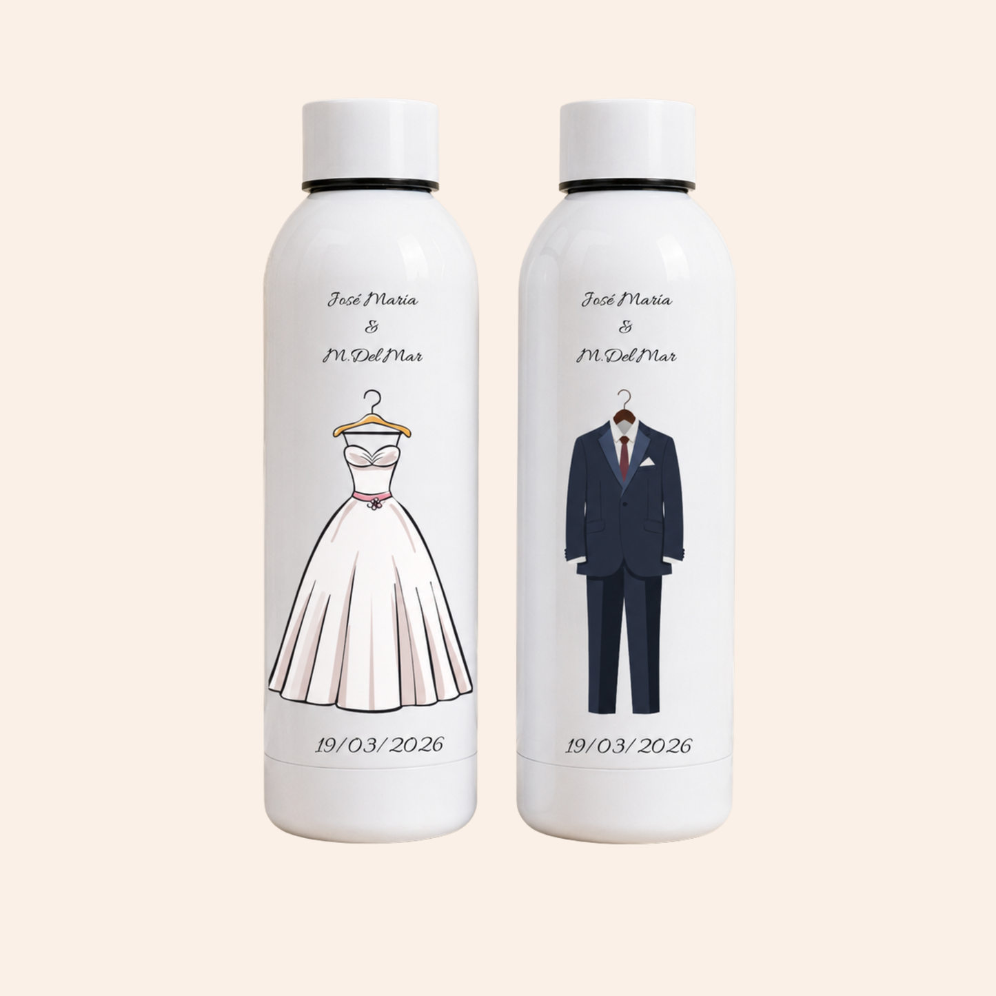Pack Botella Térmica Boda