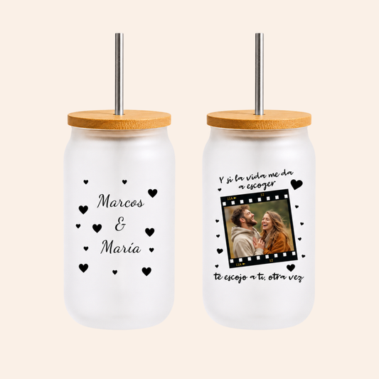 Vaso Cristal Pareja
