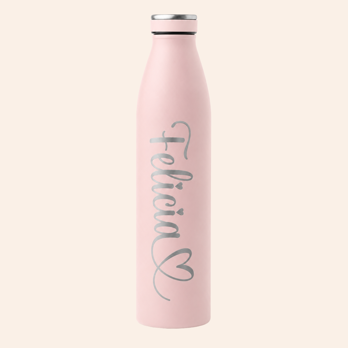 Botella Termo Rosa Nombre