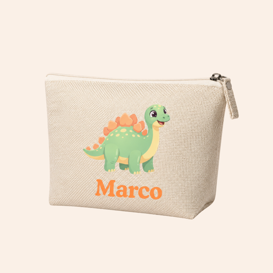 Neceser dinosaurio + nombre