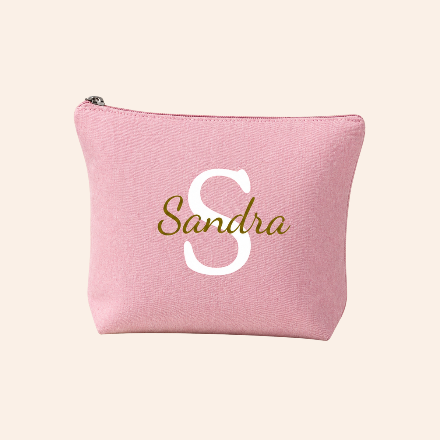 Neceser rosa Inicial + nombre