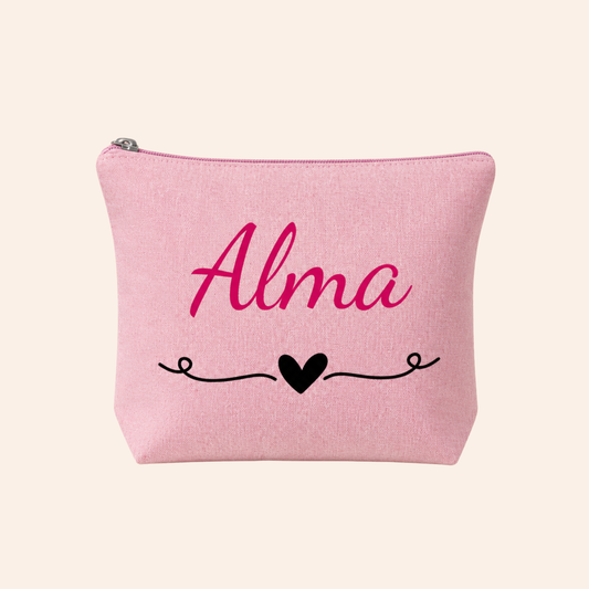 Neceser rosa + corazón