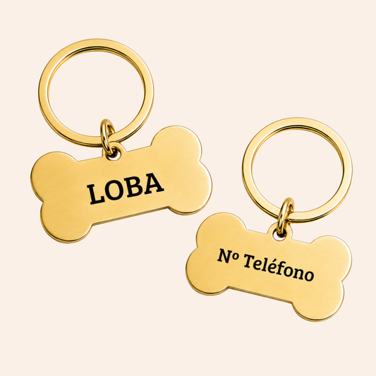 Identificador Mascotas Dorado