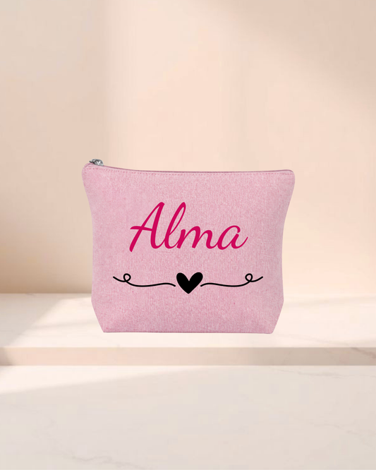 Neceser rosa + corazón