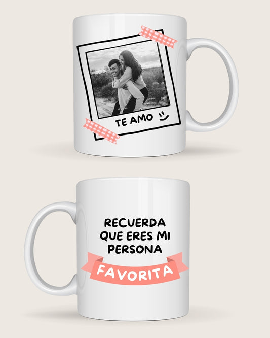Taza Imagen + Persona favorita