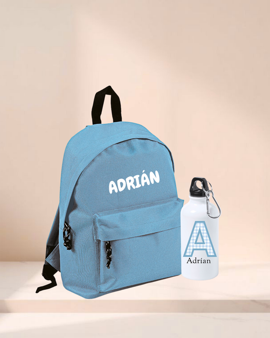 Pack mochila + botella niños