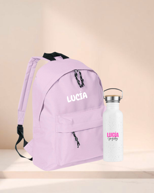 Pack Mochila +  botella termo